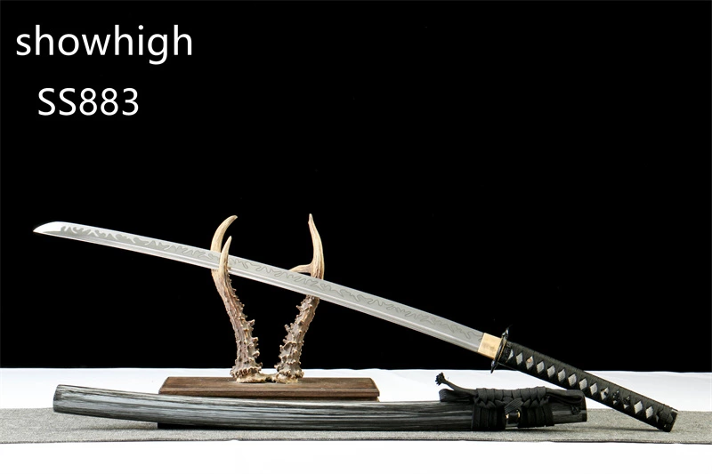 handmade fancy hamon katana sword SS883