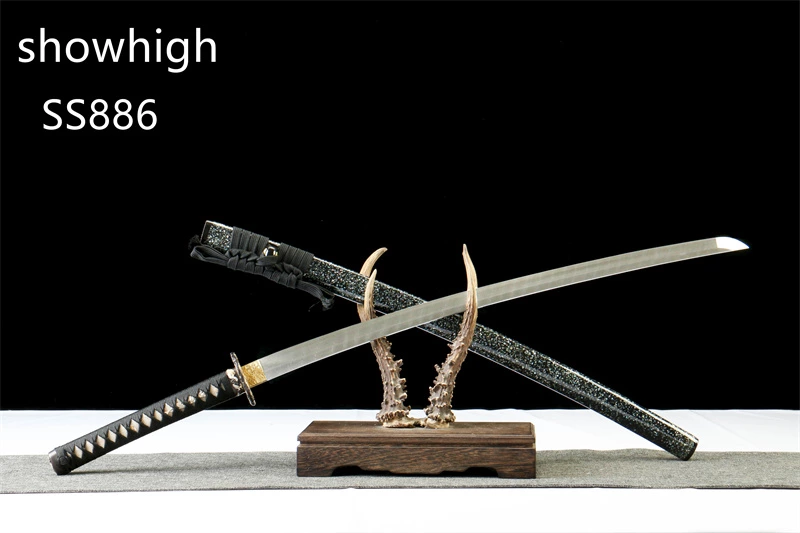 handmade  ladder pattern damascus katana sword SS886