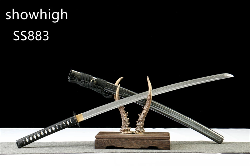 handmade fancy hamon katana sword SS883
