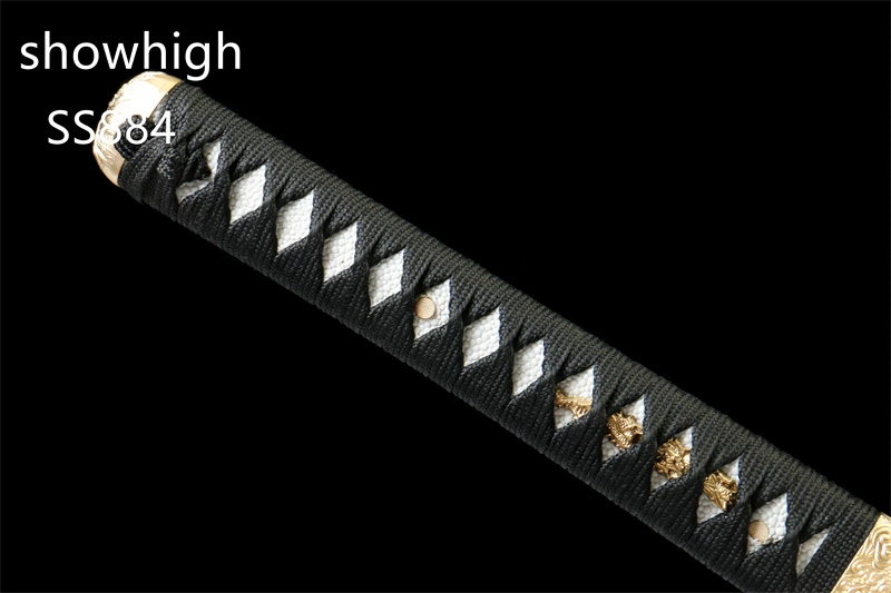 handmade three brightness damascus katana sword  SS884