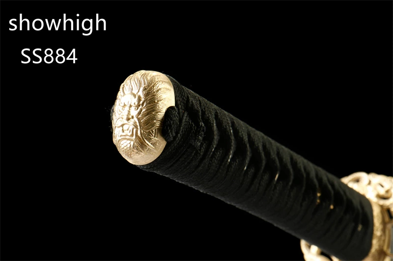 handmade three brightness damascus katana sword  SS884