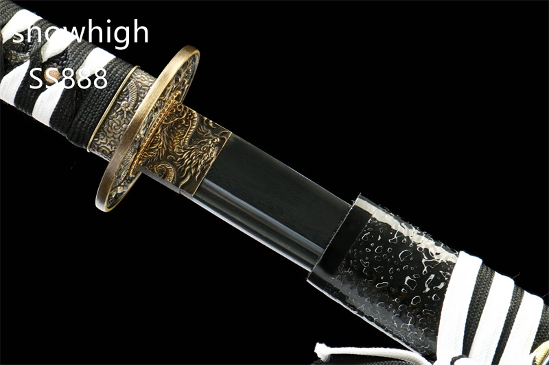 black damascus katana sword SS888