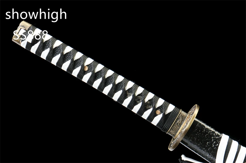 black damascus katana sword SS888