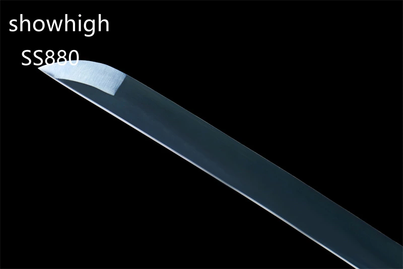 handmade  carbon steel blue katana sword  SS880