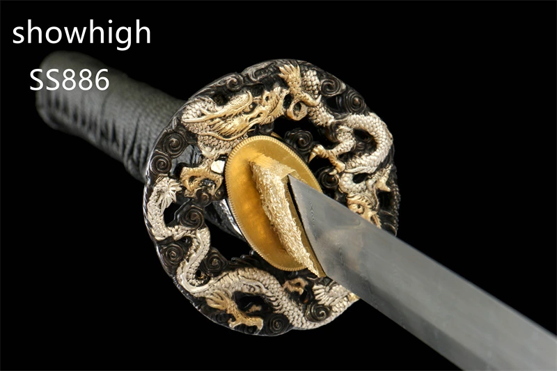 handmade  ladder pattern damascus katana sword SS886