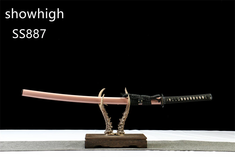 handmade tornado damascus katana sword SS887