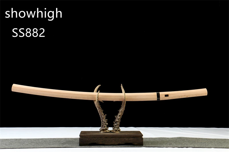 handmade  manual grind T10 real hamon katana sword SS882