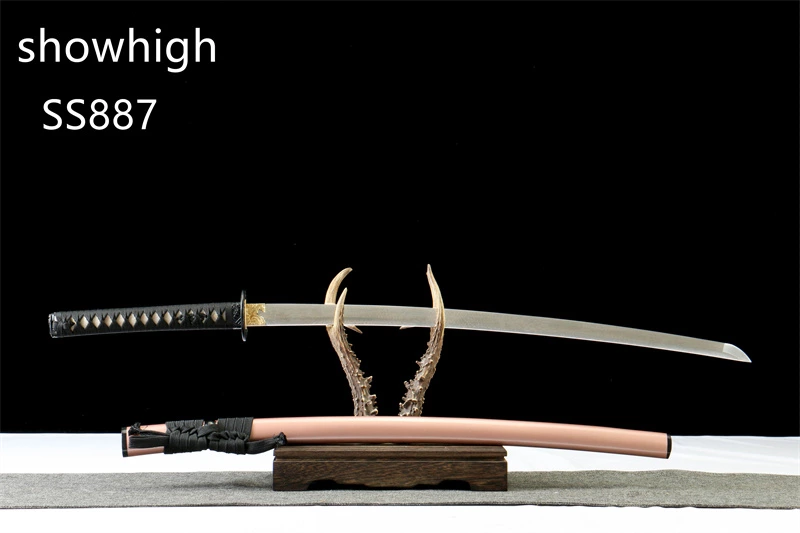 handmade tornado damascus katana sword SS887