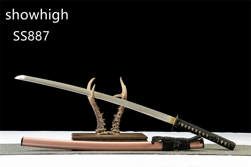 handmade tornado damascus katana sword SS887