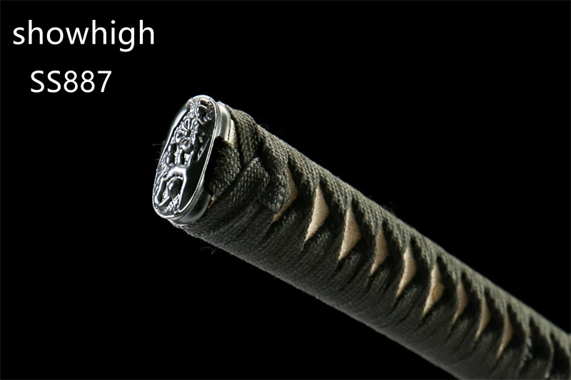 handmade tornado damascus katana sword SS887