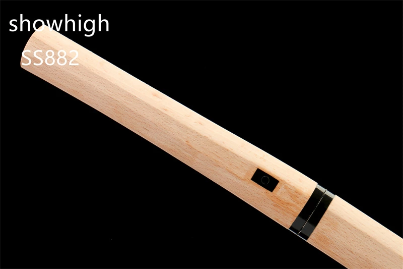 handmade  manual grind T10 real hamon katana sword SS882