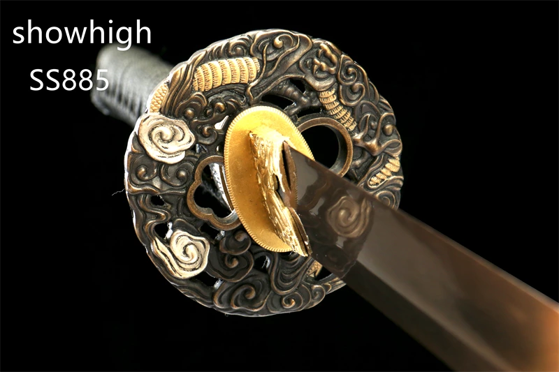 handmade gold katana sword SS885