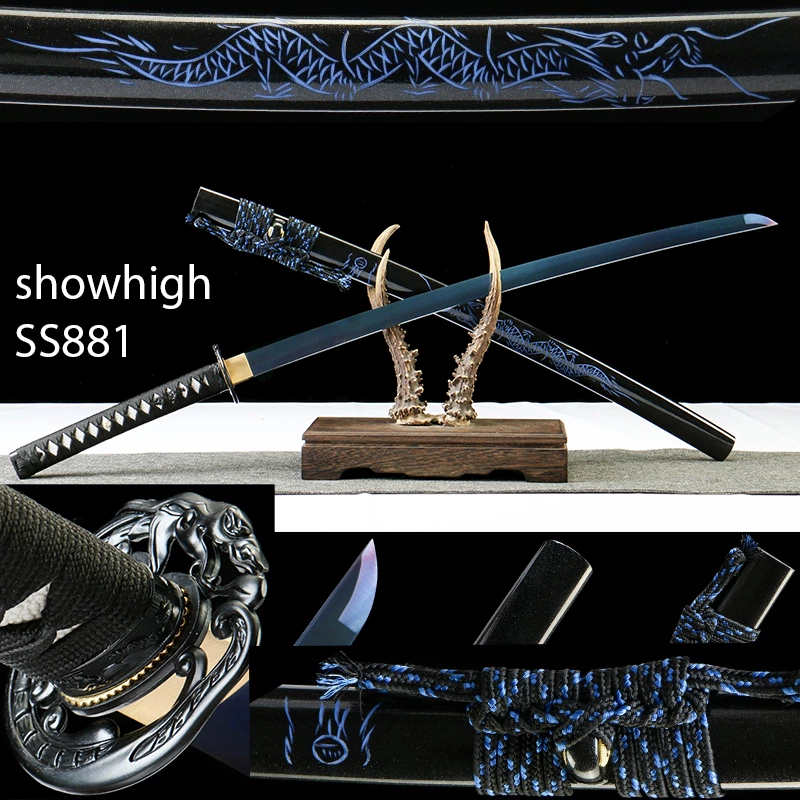 blue dragon katana sword SS881