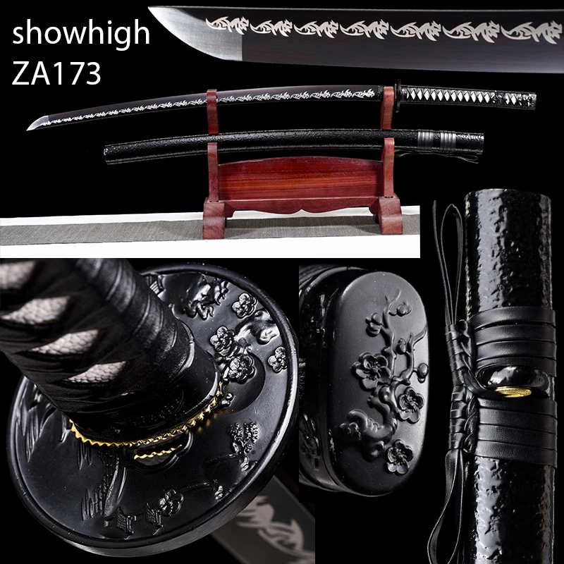 black katana sword ZA173