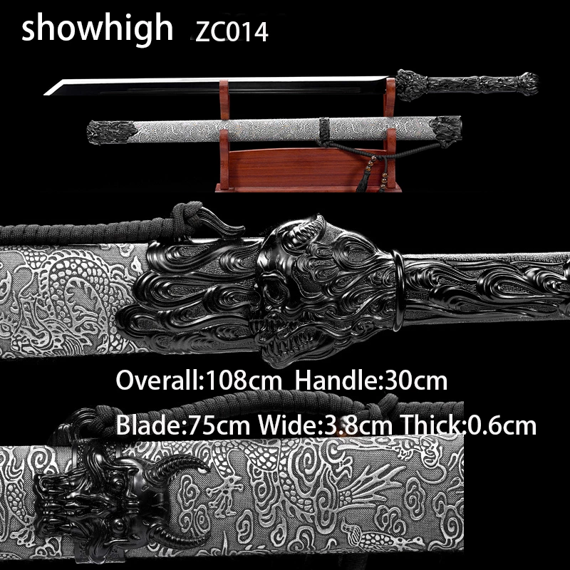 black ghost knight sword ZC014