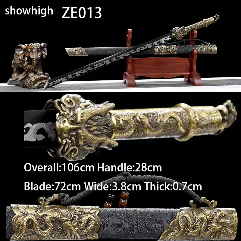 King dragon battling sword ZE013