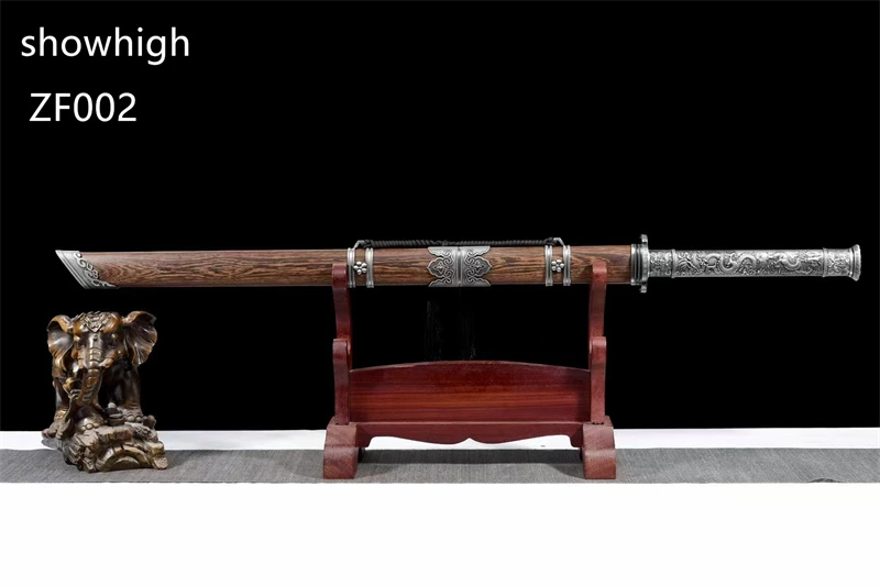damascus sword with dragon handle ZF002