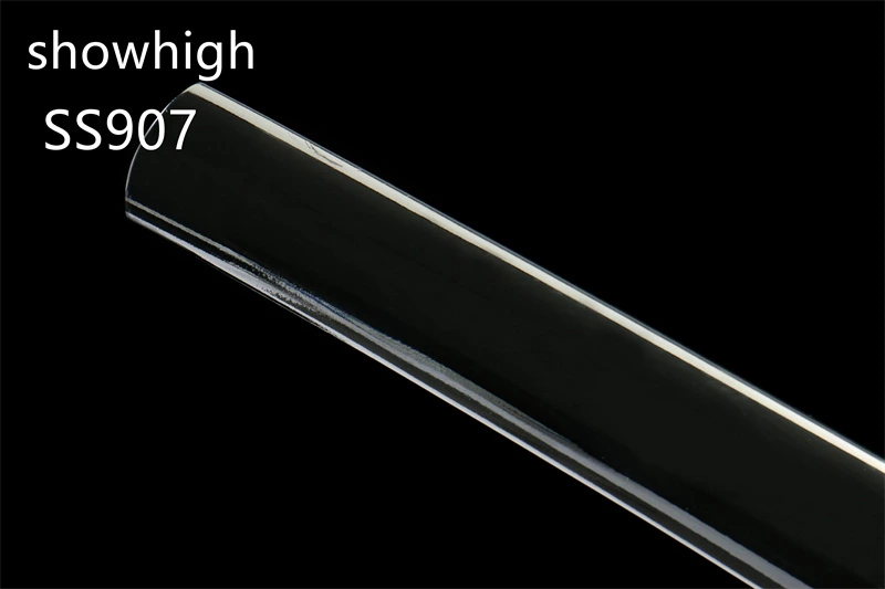 handmade T10 real hamon blue katana sword SS907