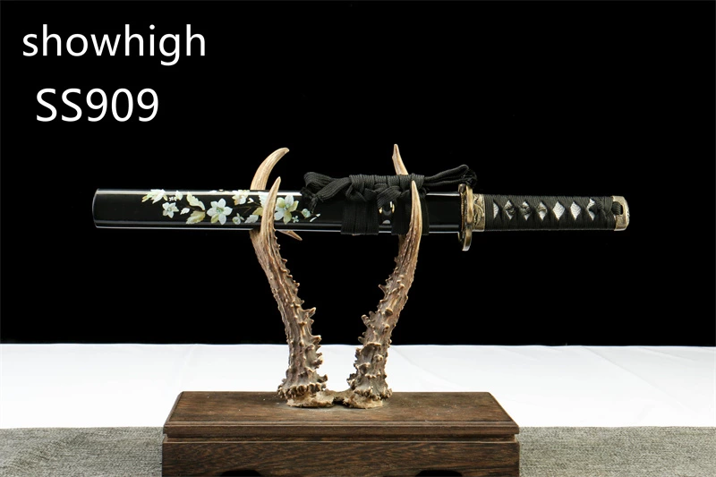 handmade T10 real hamon tanto sword SS909