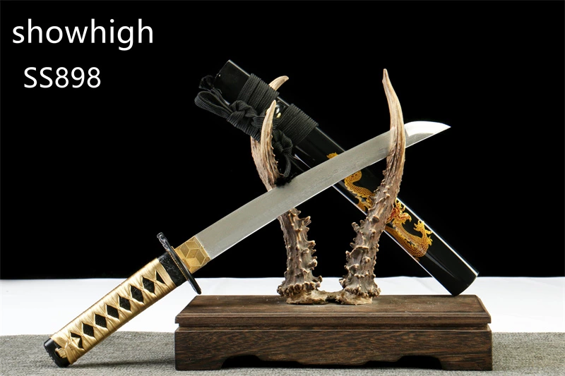handmade dragon damascus tanto sword SS898