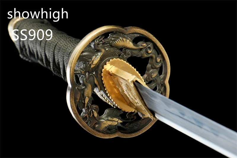 handmade T10 real hamon tanto sword SS909