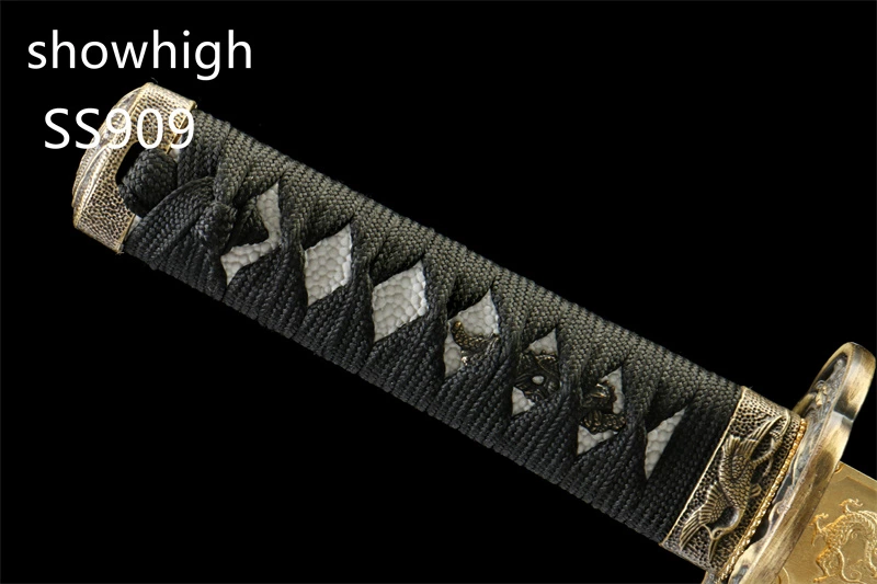 handmade T10 real hamon tanto sword SS909