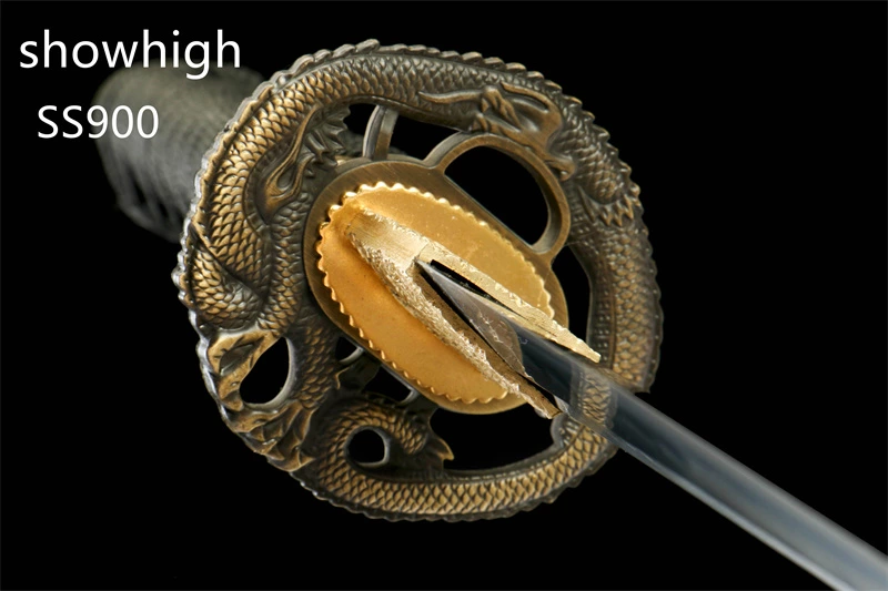 handmade T10 real hamon tanto sword SS900