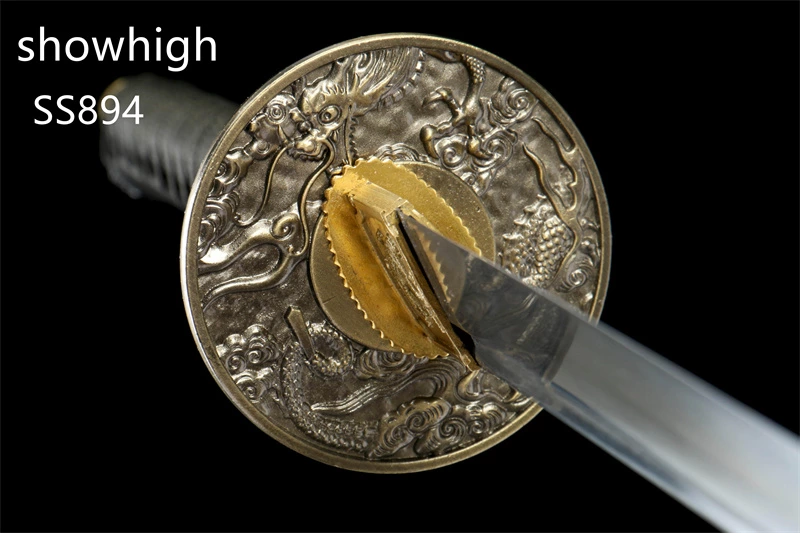 handmade red katana sword ss894