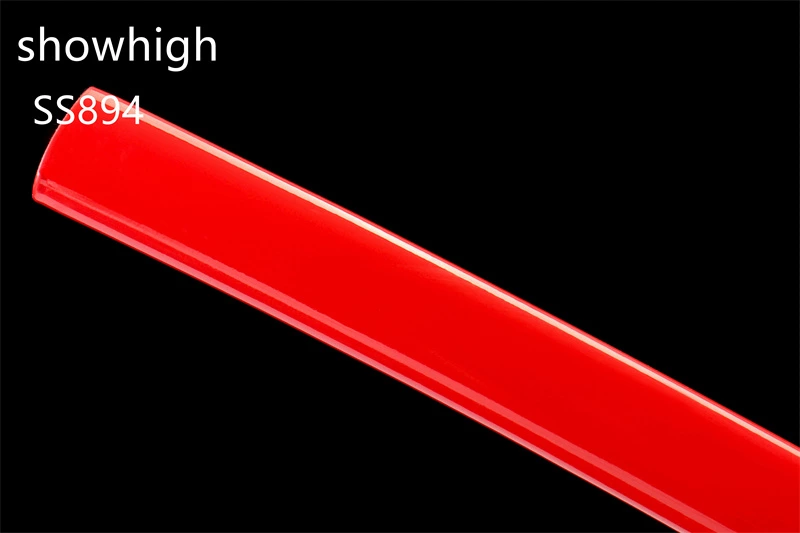handmade red katana sword ss894
