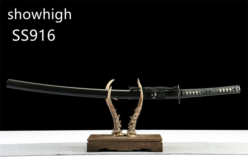 handmade T10 real hamon real rayskin katana sword SS916