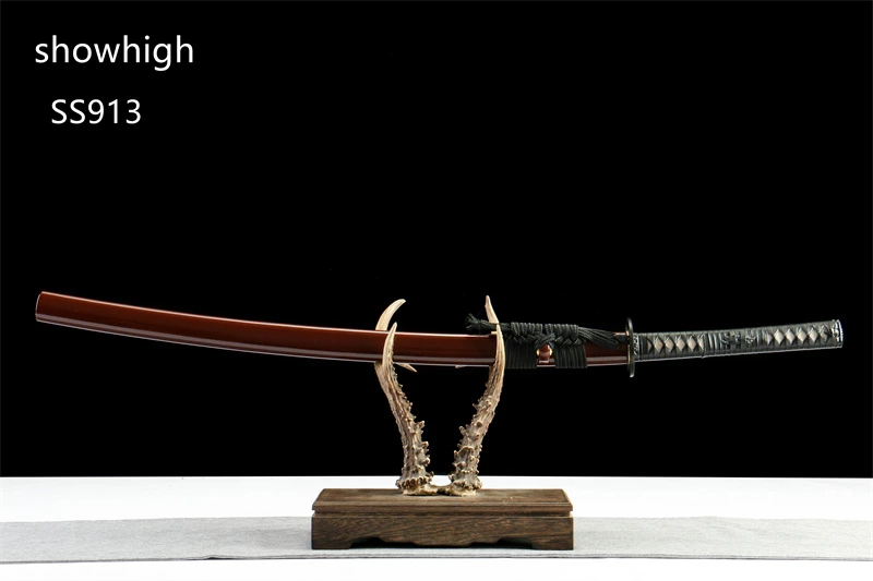 handmade T10 real hamon katana sword SS913
