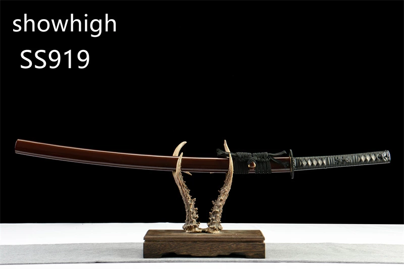 handmade T10 real hamon katana sword SS919
