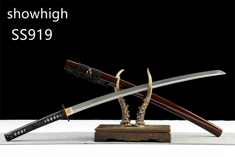 handmade T10 real hamon katana sword SS919