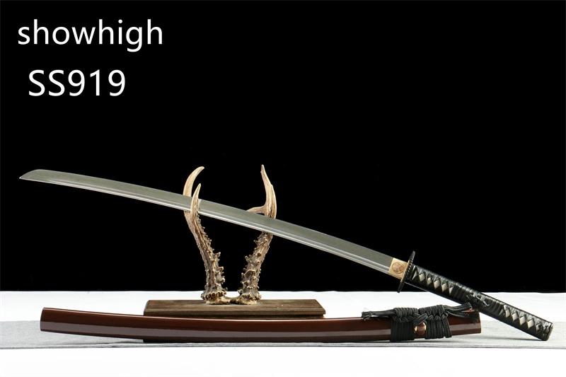handmade T10 real hamon katana sword SS919