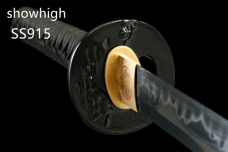 handmade T10 real hamon katana sword ss915