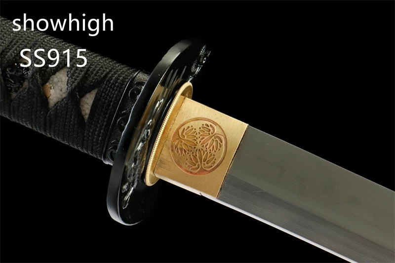 handmade T10 real hamon katana sword ss915