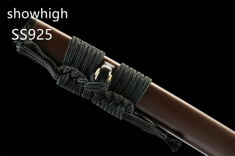 handmade T10 real hamon katana sword SS925