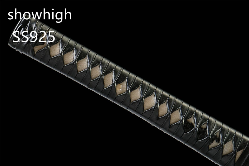 handmade T10 real hamon katana sword SS925