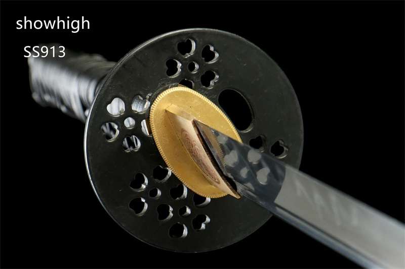 handmade T10 real hamon katana sword SS913