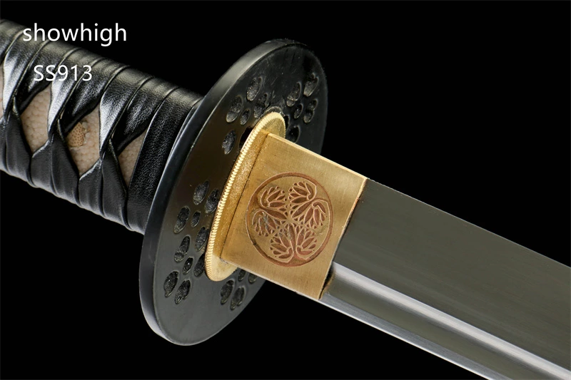handmade T10 real hamon katana sword SS913