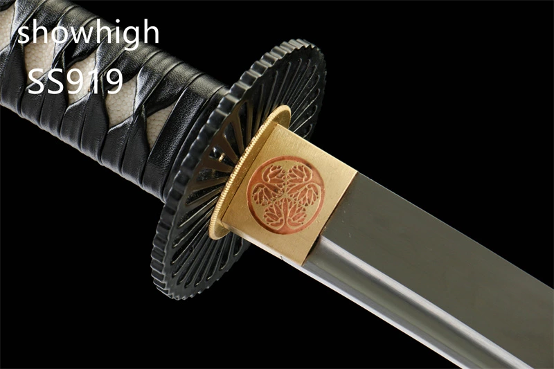 handmade T10 real hamon katana sword SS919
