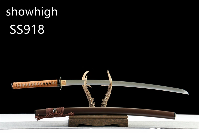 handmade T10 real hamon katana sword SS918