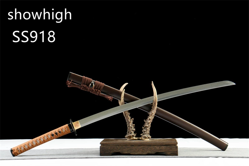 handmade T10 real hamon katana sword SS918