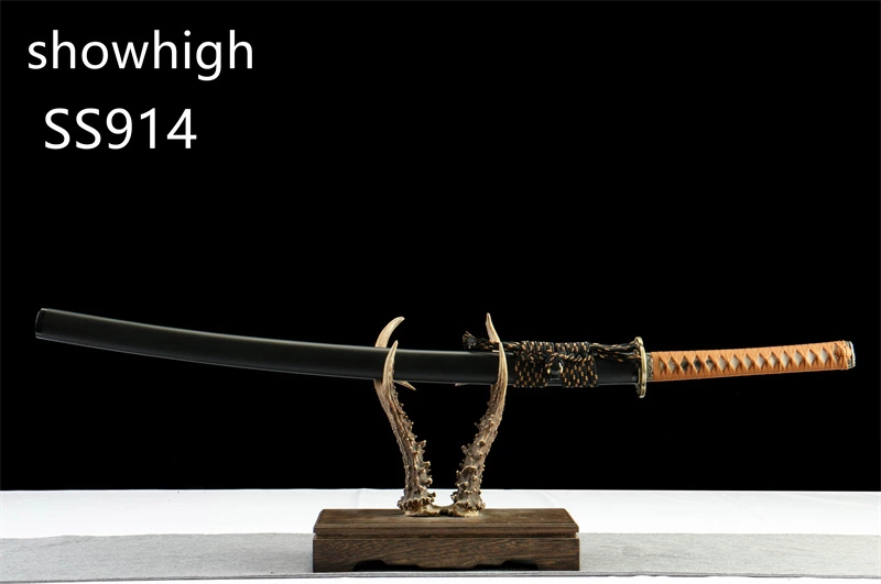 handmade carbon steel katana sword ss914