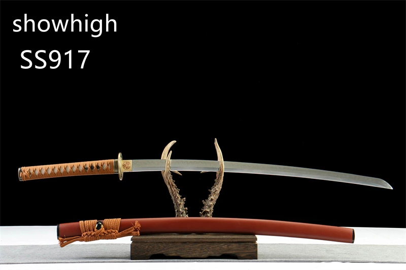 handmade T10 real hamon katana sword SS917