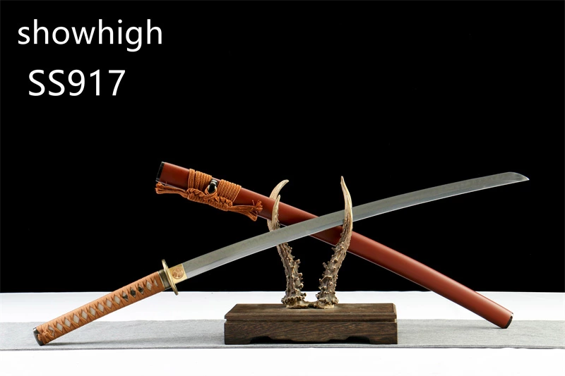 handmade T10 real hamon katana sword SS917