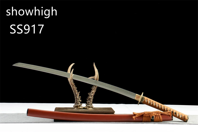 handmade T10 real hamon katana sword SS917