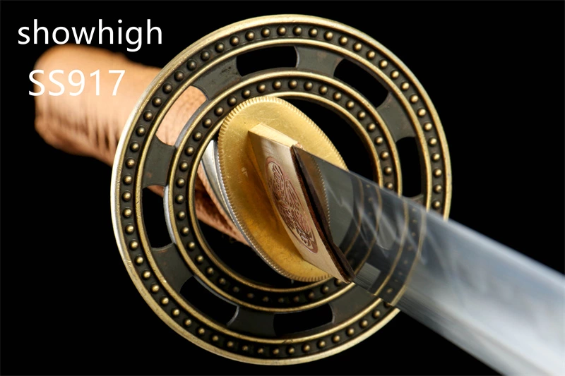 handmade T10 real hamon katana sword SS917