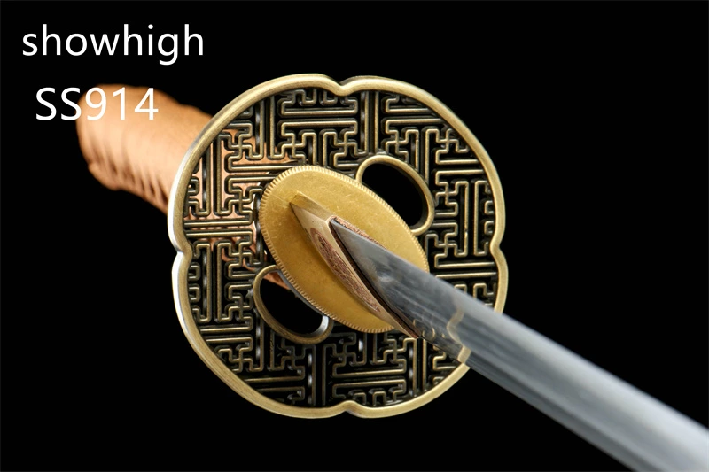 handmade carbon steel katana sword ss914