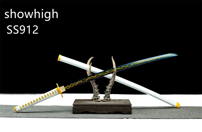 handmade demon slayer kaigaku nichirin sword SS912